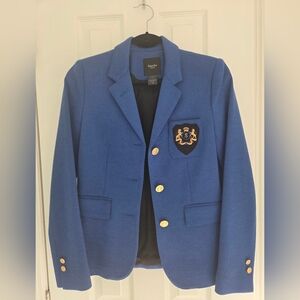 Smythe Blue Blazer with Gold Buttons